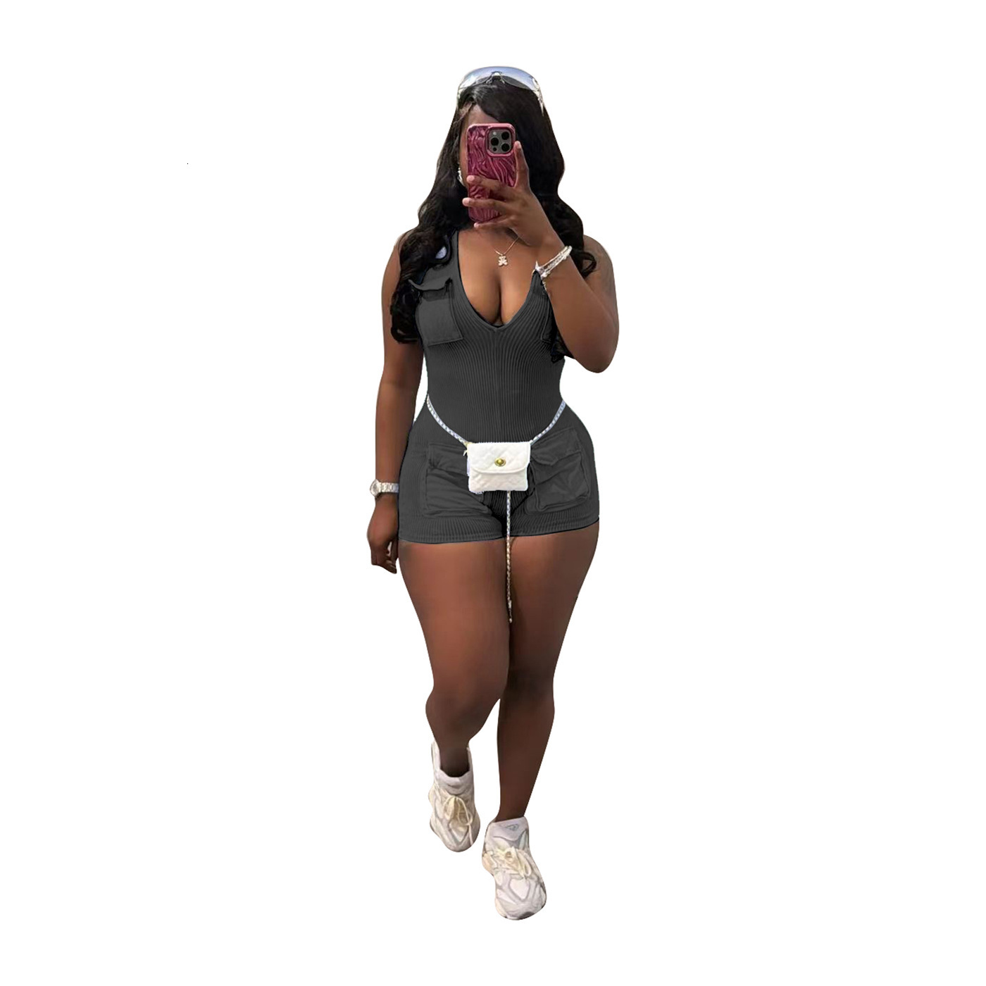 Womens Jumpsuits 2025 New Fashion Casual Washed Jumpsuit Shorts Rompers 6 Colors