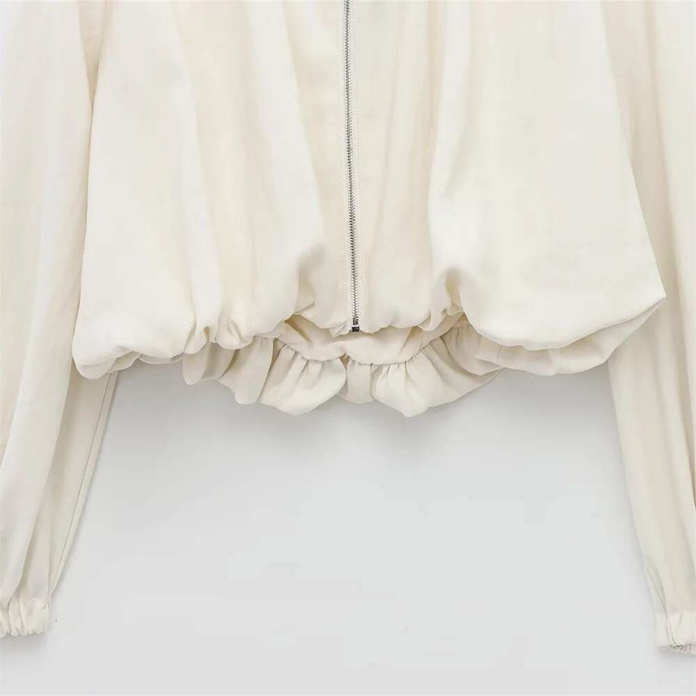 Designer Clothes UNIZERA Women's Coat Is Fashionable Casual Versatile Short Flower Bud Round Neck Temperament Spring New Jacket