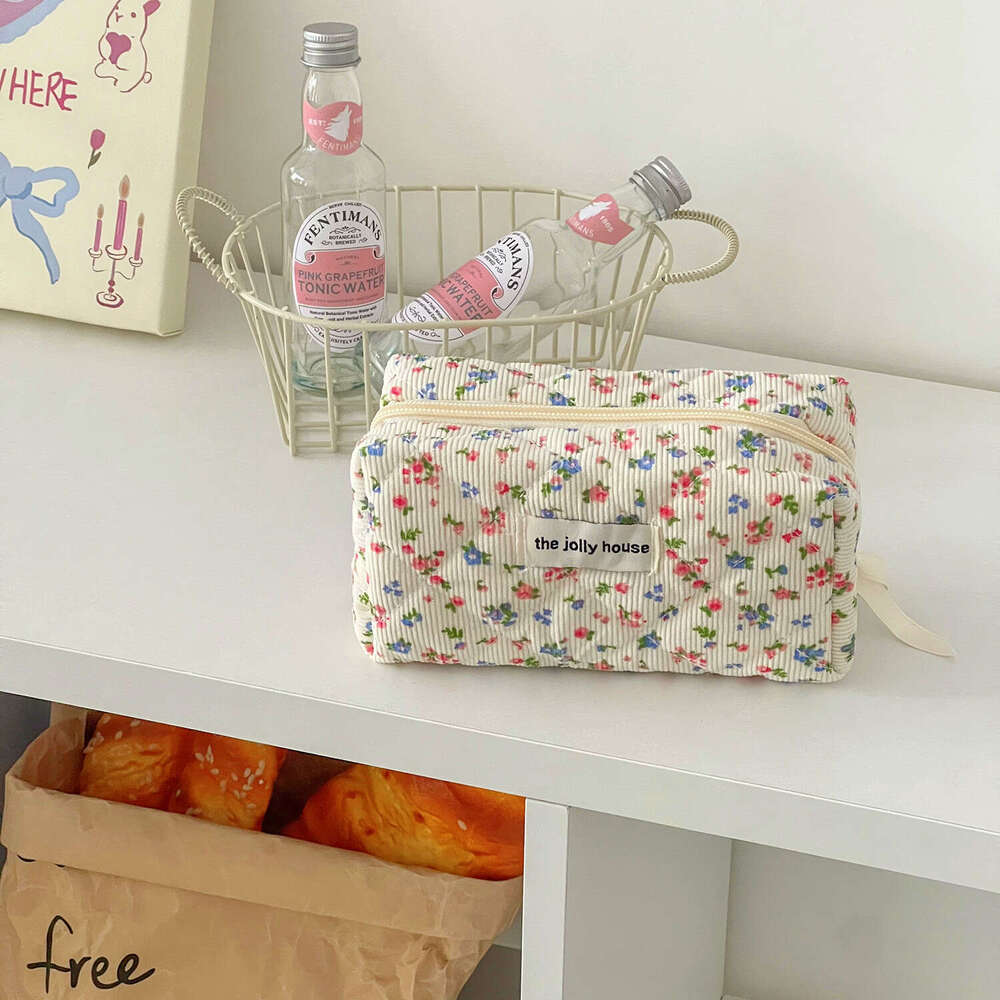 Jolly House Women's 3-Piece Floral - Polyester, Non Waterproof, Fragrance Free, Large Capacity Travel Makeup Storage Bag .
