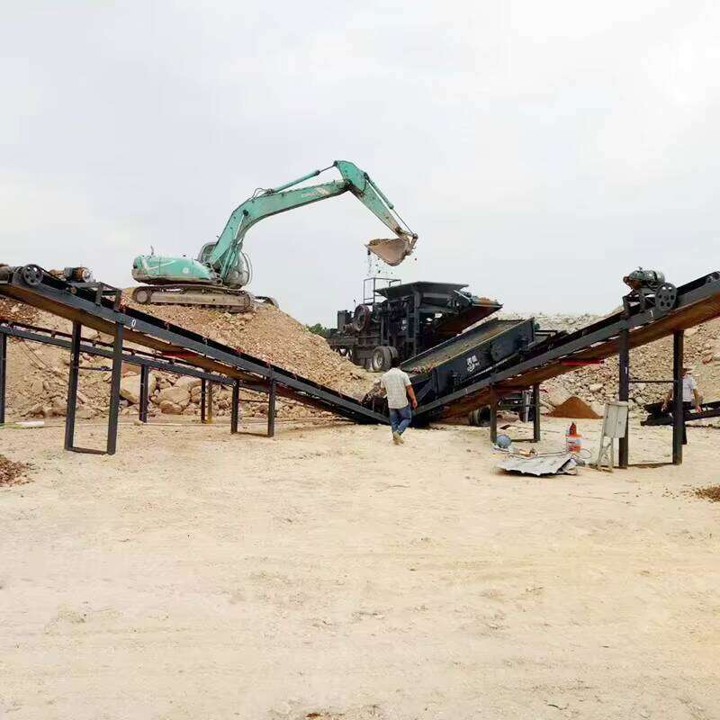Mobile Stone Shredder for Demolition and Recycling