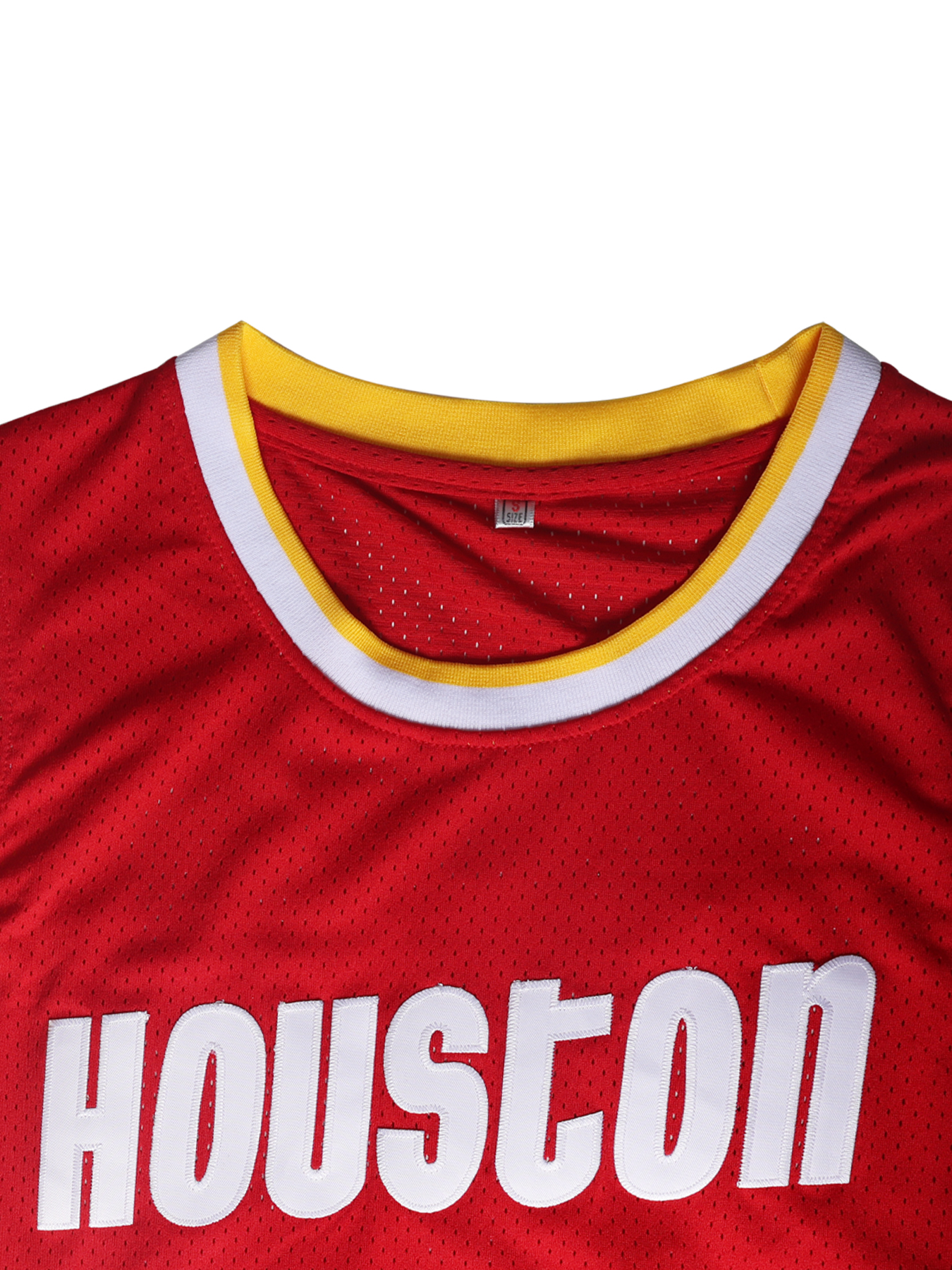 Mens 34 OLAJUWON Embroidered Basketball Jersey IN STOCK FAST SHIPPING Size S-XXXL