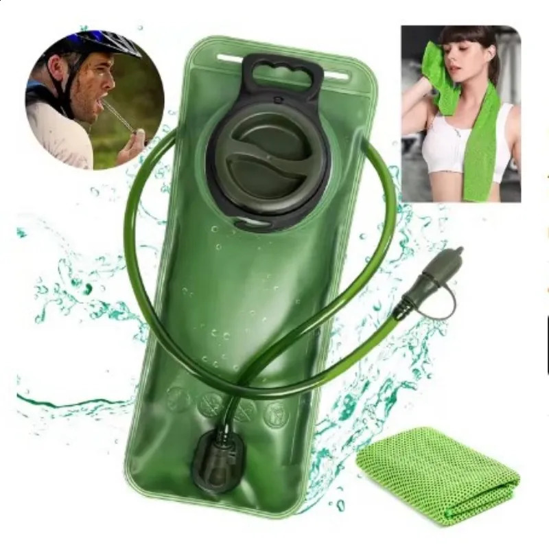 1 hydration backpack 253L large capacity water tank running bike storage bag camping supplies 250424