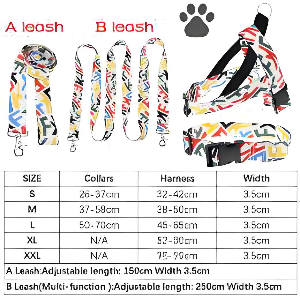Fashionable Textured-Look Heavy-Duty Collars Plus Adjustable Trainer Lines Ideal For Middle/Large Breed Companions