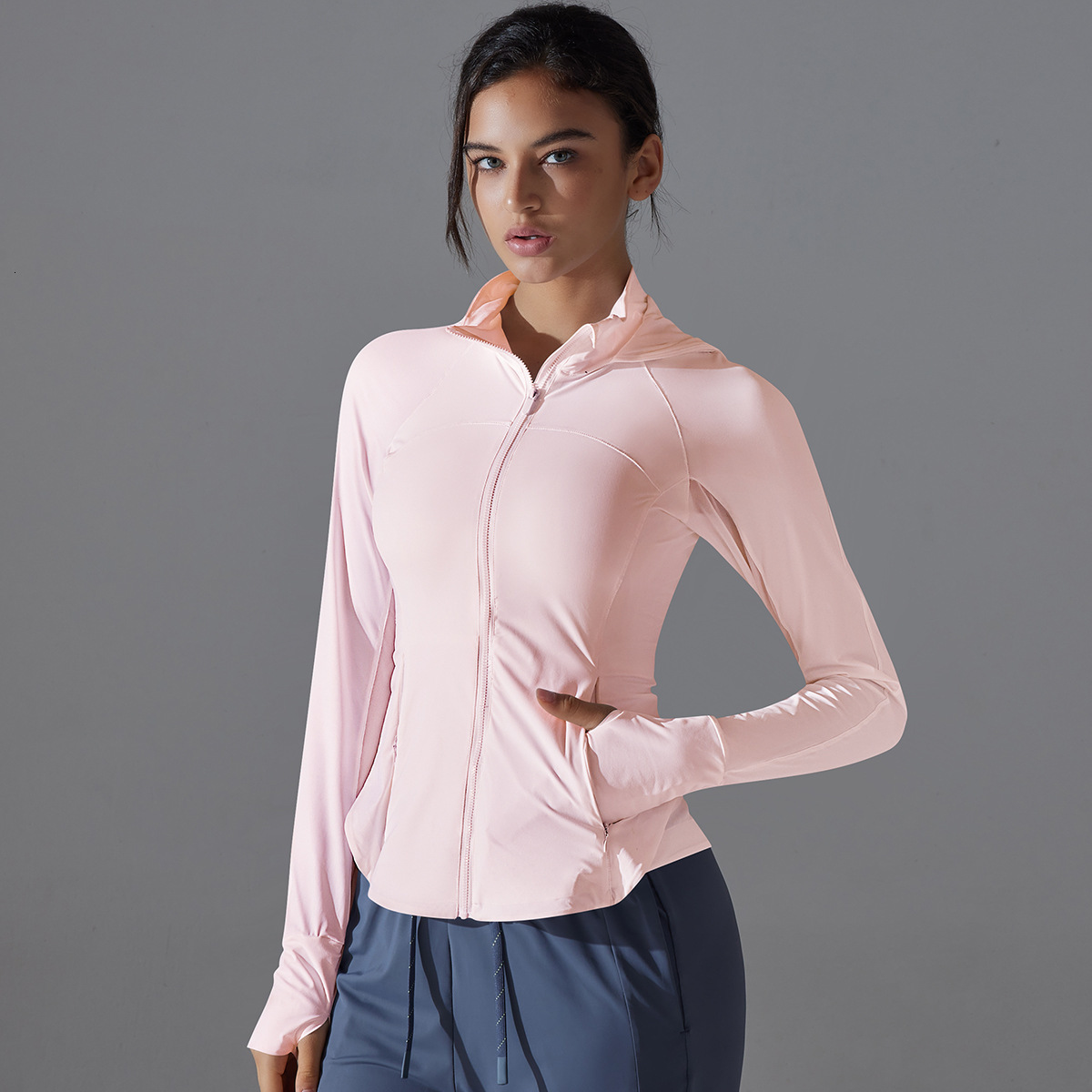 Outdoor loose ice silk, cool feeling, original gauze skin clothing, summer UV resistant jacket, breathable sun protection clothing for women