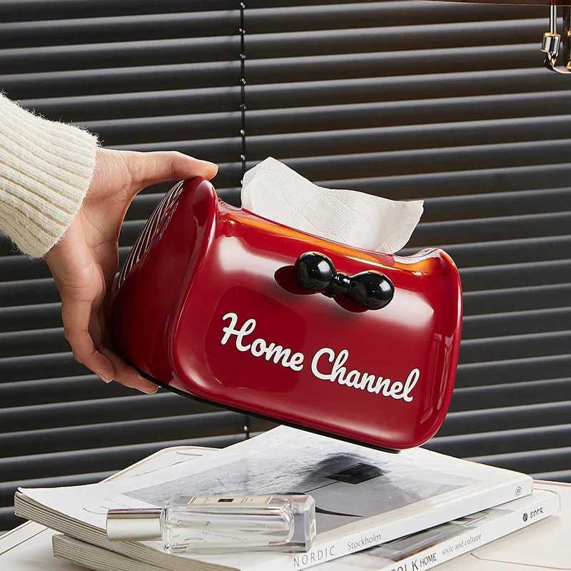 1pc Creative Dinner Napkin Holder Premium Desktop Tissue Box for Living Room and Coffee Table Decor Creative Napkin Storage BoxM251124