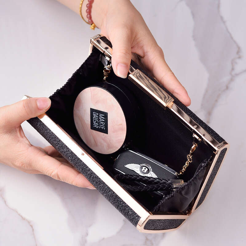 Dinner Bag Fashion Formal Dress Hollowed Out Shiny Banquet Bag Party Women S Handbag KQ