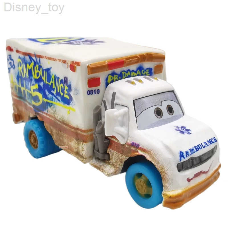 Disney Pixar Cars 3 Dr DamageRambulance Racing Mr Arvy Car Childrens Toy Alloy Toy Model Childrens Gift H251124