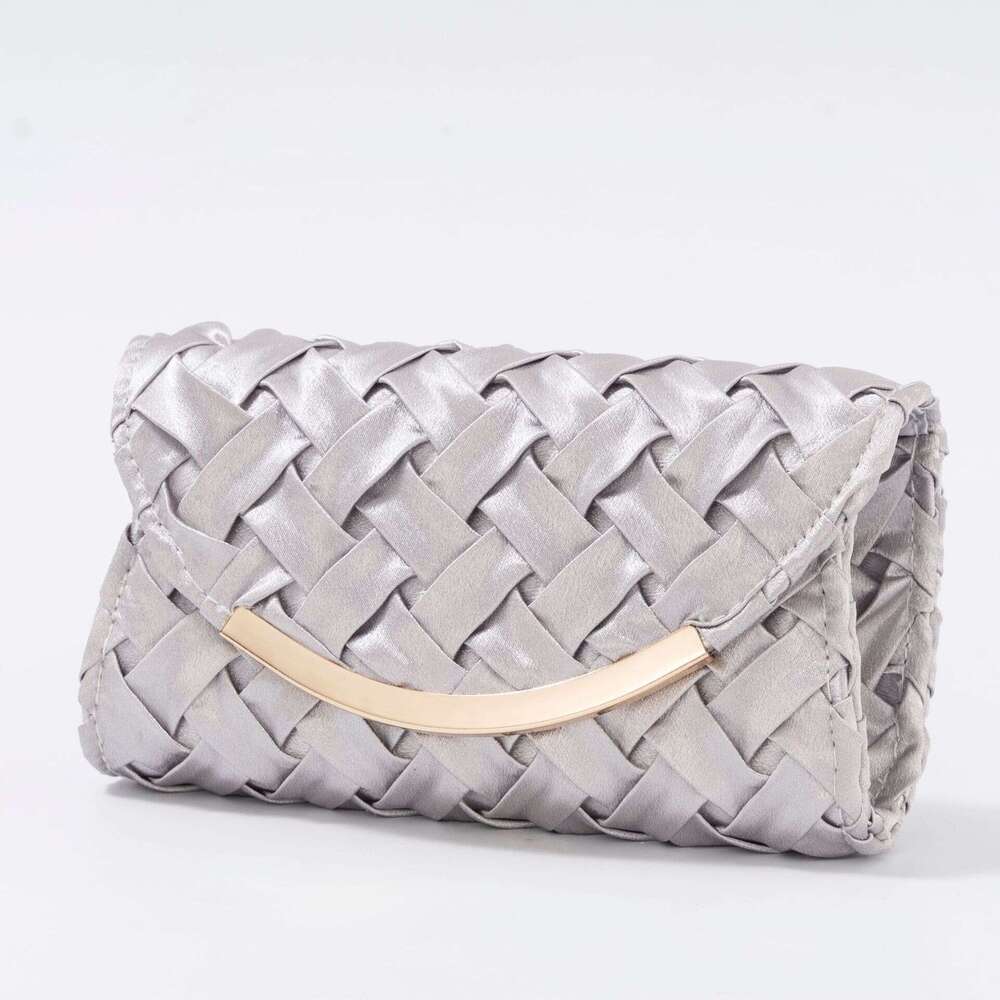 Dinner Bag New Champagne Color Versatile Dress Evening Package Exquisite Pleated Bridal Handbag Cheongsam Bag KQ