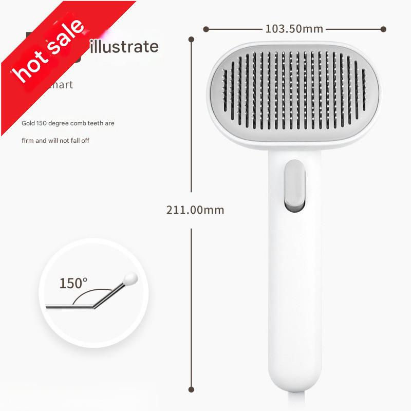 Pet cat and dog hair comb deep removal floating hair dog brush cat brush long hair brush cleaner - view 5