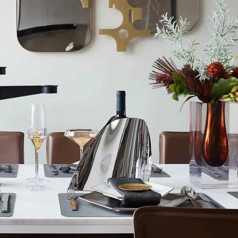 Luxury Silver Vase Flower Vases Nordic Stand for Flowers Aesthetic Modern Home Decor Plant Dried Flowers Art Table Decoration C251124