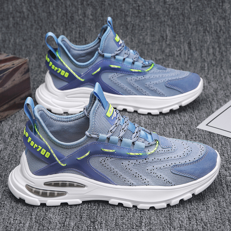 2025 New Men Sneakers Fashionable Breathable Mesh Sport Shoes Outdoor Running Shoes