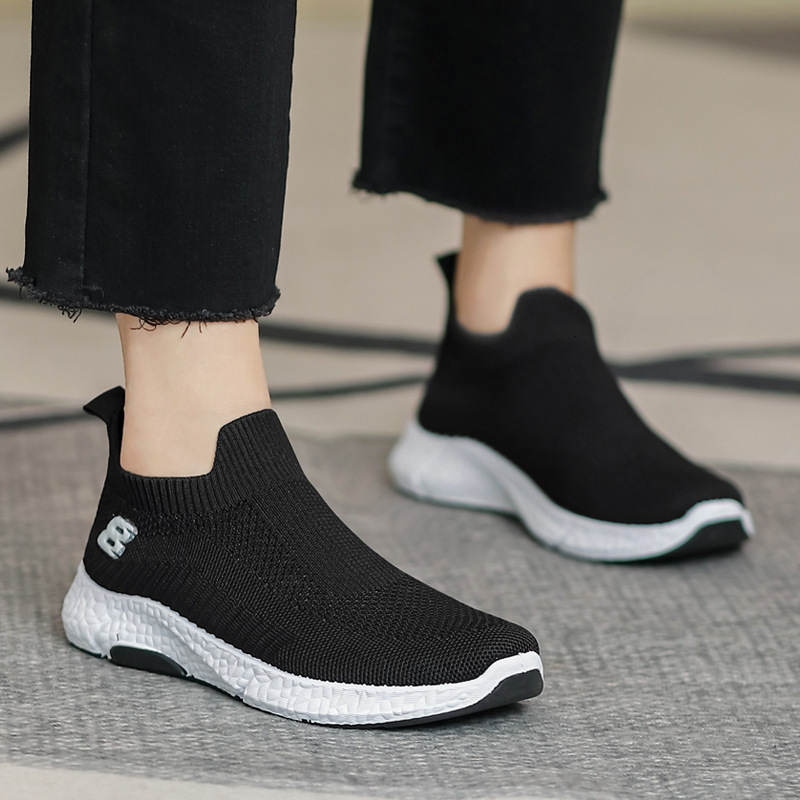 For Women Spring Summer New Collection One Step Versatile Casual Single Flyknit Breathable Sports Shoes Women S Shoes Ddmysaturn Ddmysaturn
