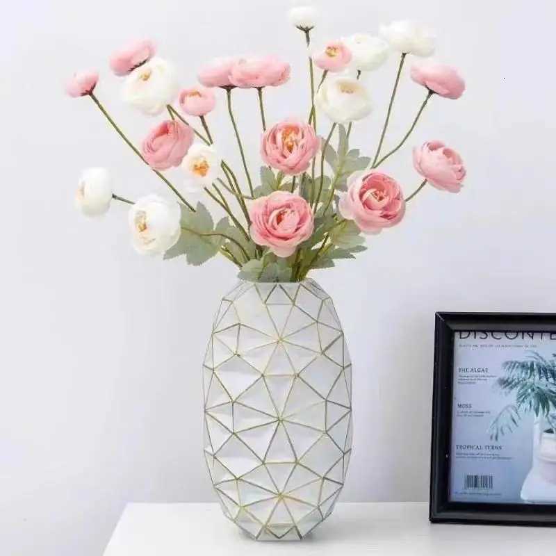 Light Luxury Nordic Glass Vase Home Living Room Decoration Modern Handicrafts Vase C251124