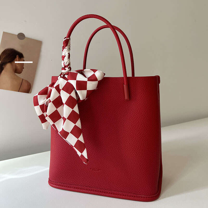 Wedding Women S Red Wedding Bag Bride New Style Niche High End Large Capacity French Tote Handbag
