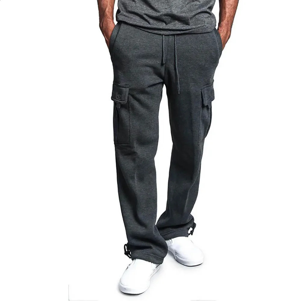 Mens track cargo pants ideal street bottom for fitness gym running and training - breathable and soft sports pants 250422