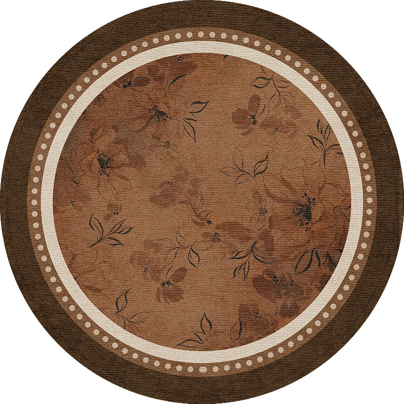Round Living Room Carpet Sofa Coffee Table Mat High-grade Bedroom Cloakroom Bedside Floor Mat