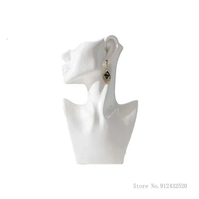 Creative Nordic Style Ceramic Vase Black and White Side Face Human Face Home Desktop Decoration Trend Fashion Luxury Art 1Pc C251124