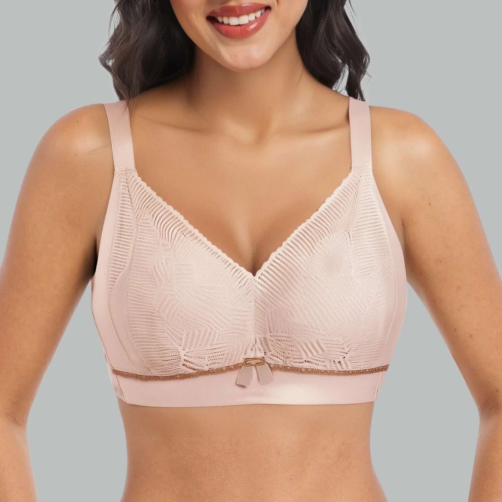 Dongdumaoyi Underwear Women S Sexy Small Chest Gathered No Steel Ring Lace Sg Comfortable Sports Vest Style Breasted Thin Girls Bra Women S Tight Unde