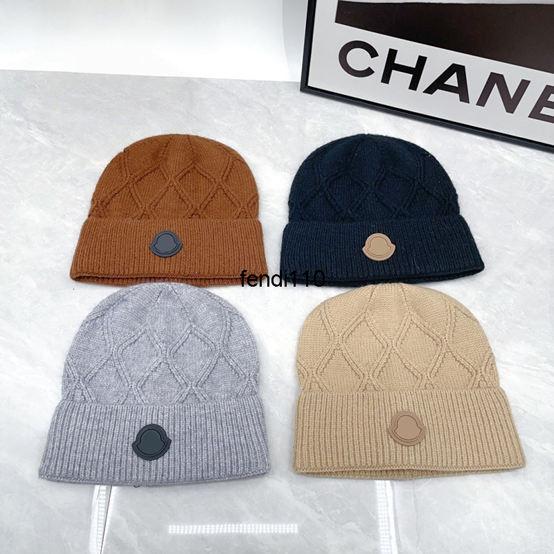 Beanie/Skull Caps Winter Knitted Beanie Designer Cap Fashionable Bonnet Dressy Autumn Hats For Men Skull Outdoor Womens Travel Skiing Knitted Hat Designer Brimless