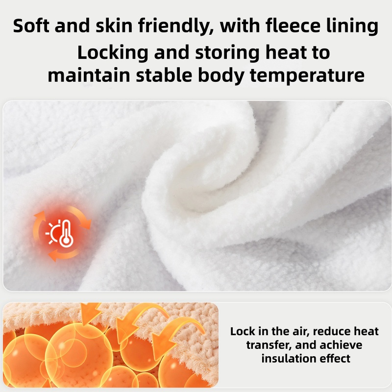 Soft Skin-Friendly Fleece Lined Dog Jumpsuit, Taslan Fabric Windproof Waterproof Dog Coat, Reflective Four-Legged Dog Apparel with Leash Ring, for Sma