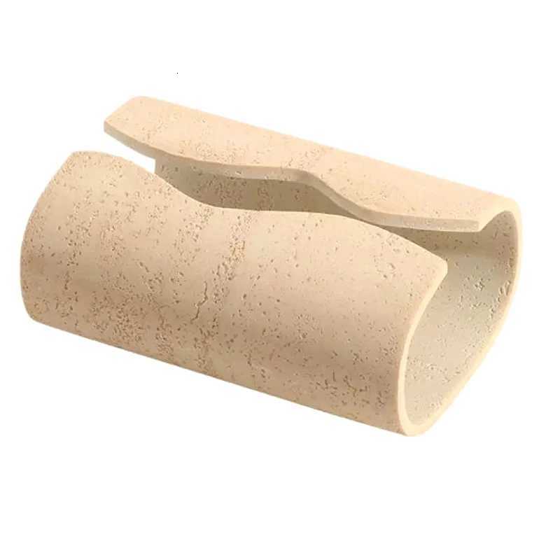 Vintage Cave Stone Tissue Box Resin Coffee Table Napkin Paper Organizer for Bathroom Living Room Home DecorationM251124