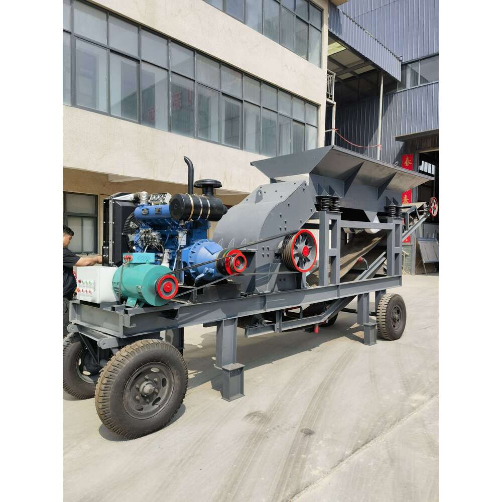 High Efficiency Mobile Impact Crusher for Granite Basalt