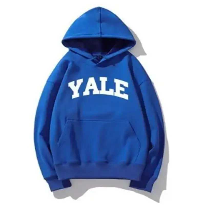 Yale University Unisex Long Sleeve Printed Hoodie Casual Sweatshirt Pullover Sweatshirt Adult Sportswear Classic Simple Trendy M251124