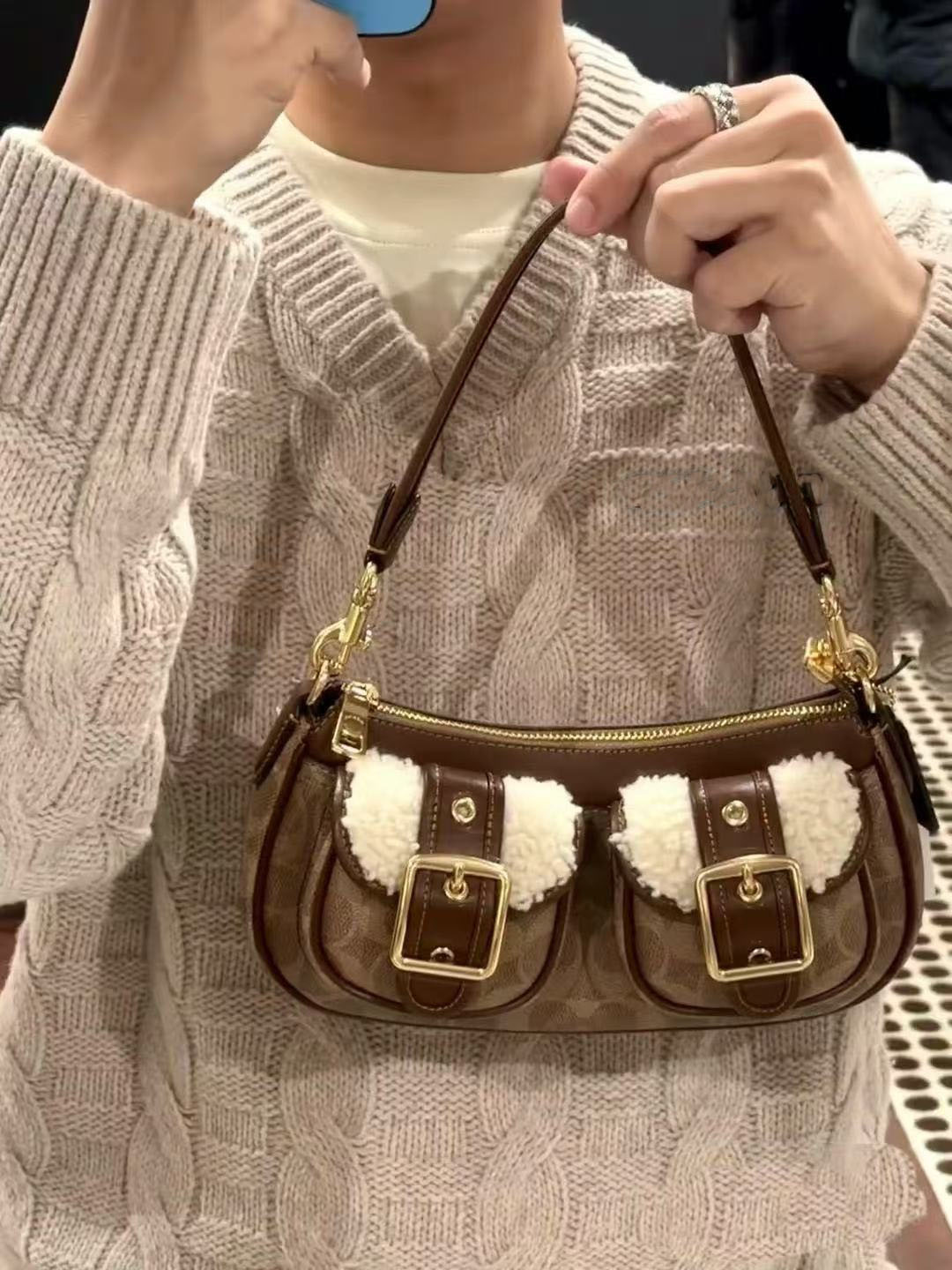 Designer bag Classic Luxury bag Chain crossbody bag Fashion Plaid Flowerd Wallet Vintage Ladies Brown Leather Handbag mini shoulder bag Bags Trendy Styles
