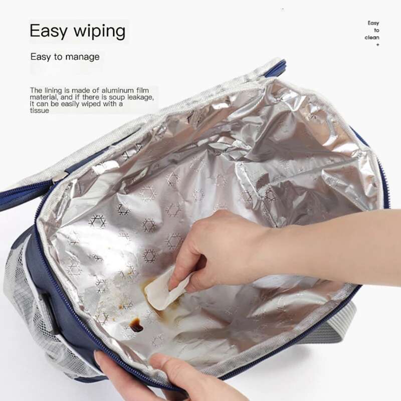 New Portable Insulation Bag Large Capacity Home Lunch Bags Thickened Waterproof Outdoor Picnic Box