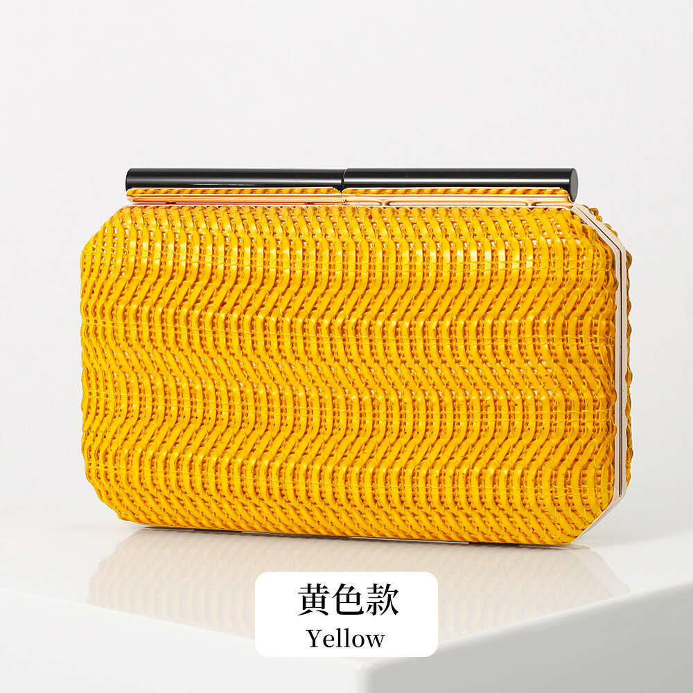 Dinner Bag New Knitted PU Banquet Style Single Shoulder Handheld Dress Versatile Evening Women S Bag KQ