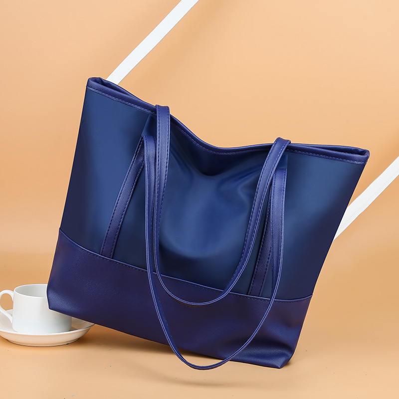 2025 New Fashion Women's Canvas Shoulder Oxford Cloth Designer Handbag Waterproof Large Capacity Shoulder Bag Mother Bag