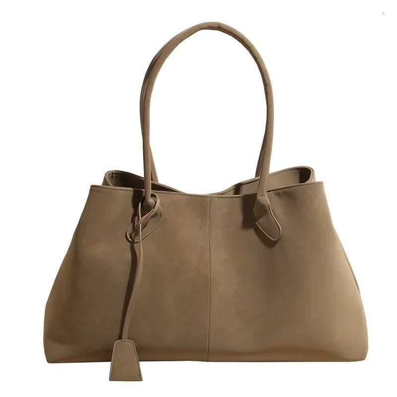 Designer Bag Faux Suede Solid Color High Quality Fashionable Versatile Handbag 2025 Women's Product Hot Selling Large Capacity Shoulder Bag