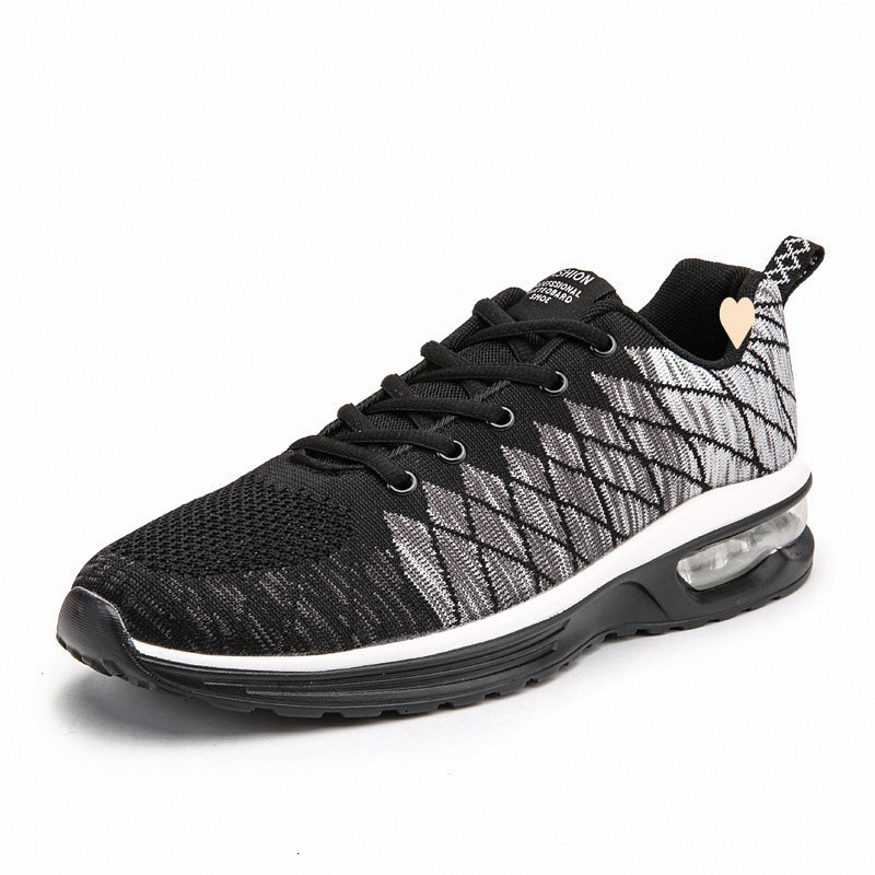 Air Cushion Sneakers for Men and Women Breathable Mesh Running Shoes Couple Casual Shoes