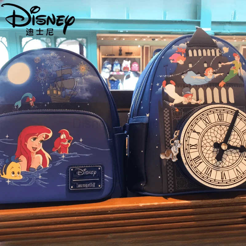 Disney Cute Kids' Faux Leather Backpack Featuring Beloved Figures Perfect Accessory Gift