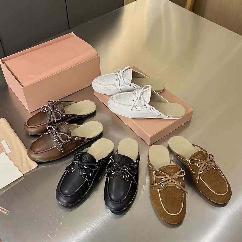 Luxury designer slides for comfortable woman shoe Top quality Classic mule sabot clog sandal slide Genuine leather Strap Flat slipper tazz slipper Beach sliders