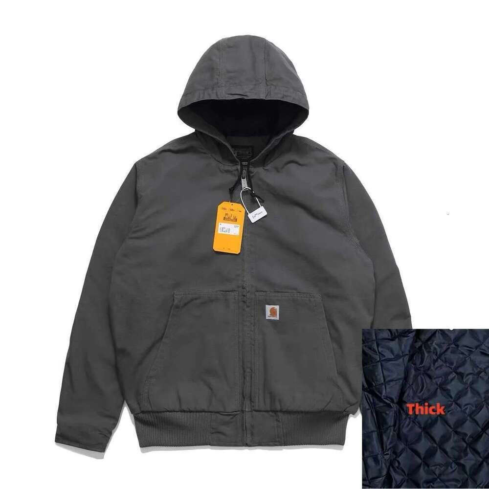 Carharretly Designer Jacket Vintage Windbreaker Veste Homme Doudoune Luxe Cardigan Sweatshirt Mens Jacket Classic Detroit Streatwear Carharttitys Jacket 6Ca