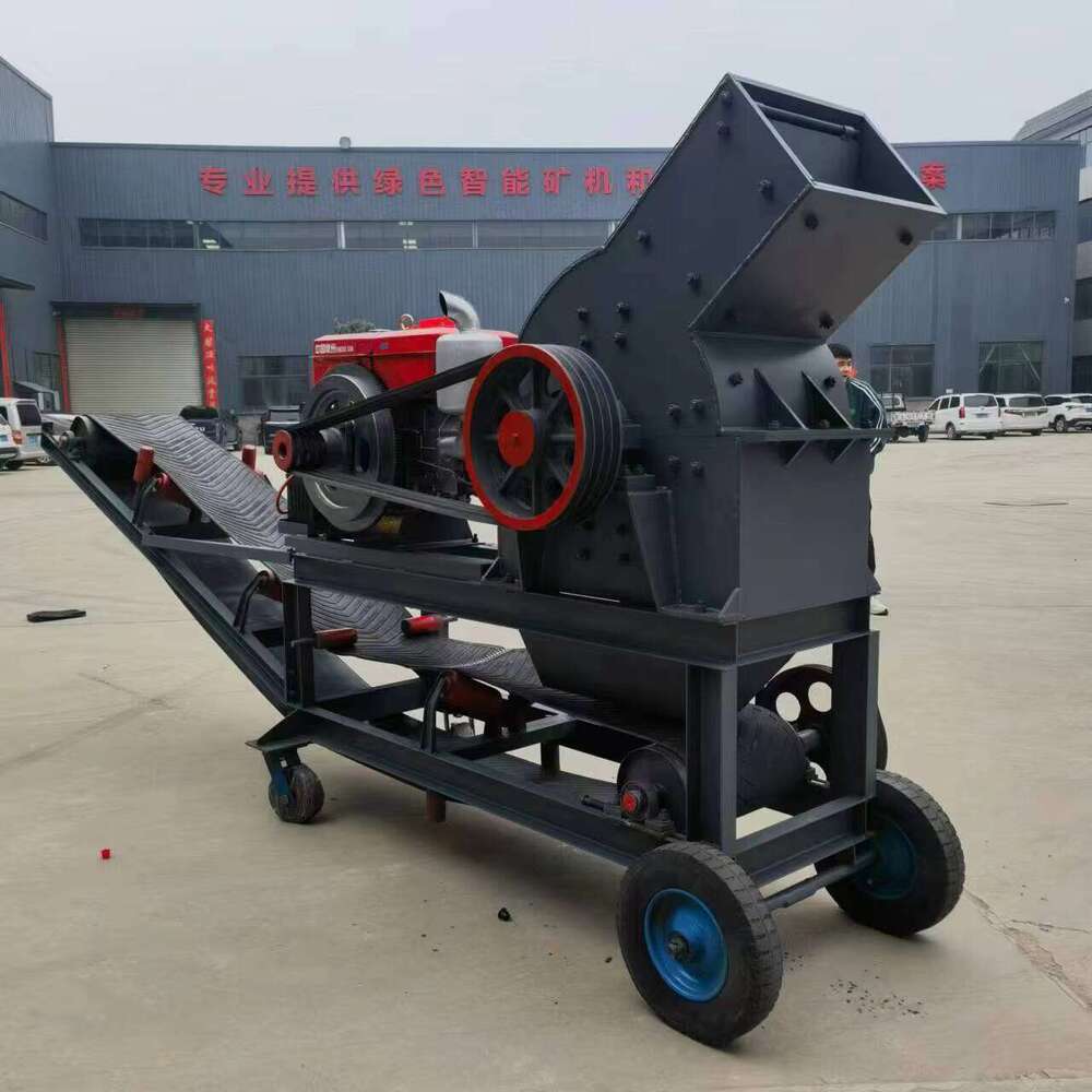 High Efficiency Mobile Impact Crusher for Granite Basalt