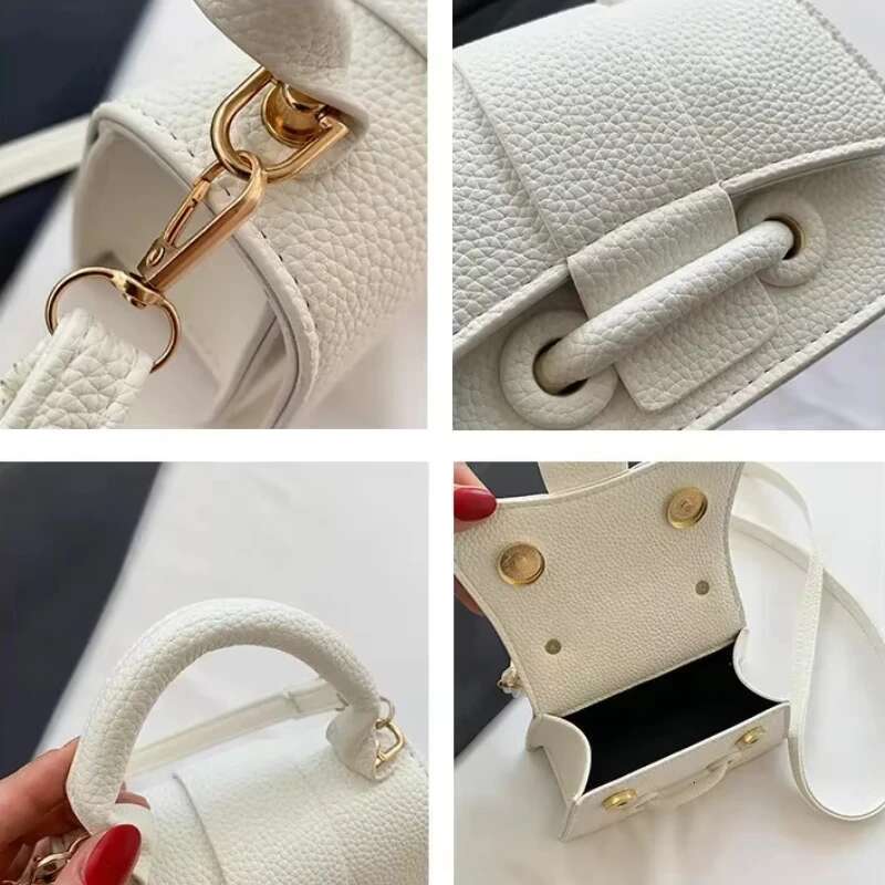 Trend Bags Womens Solid Advanced Crossbody Shoulder Clutch Bag Fashion Mini Purse Shopping Cosmetic Storage Handbag