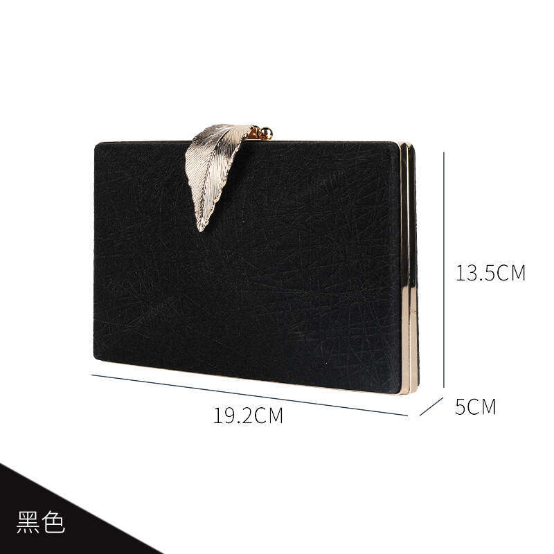 Dinner Bag Fashionable Leaf Dinner Simple PU Handheld Premium Women S Chaozhou Banquet Bag KQ