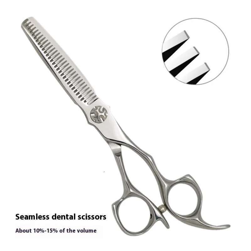 6-Inch Imported440C High-end Straight Thinning Hairdressing Set Hairdressers Professional Haircut Scissors