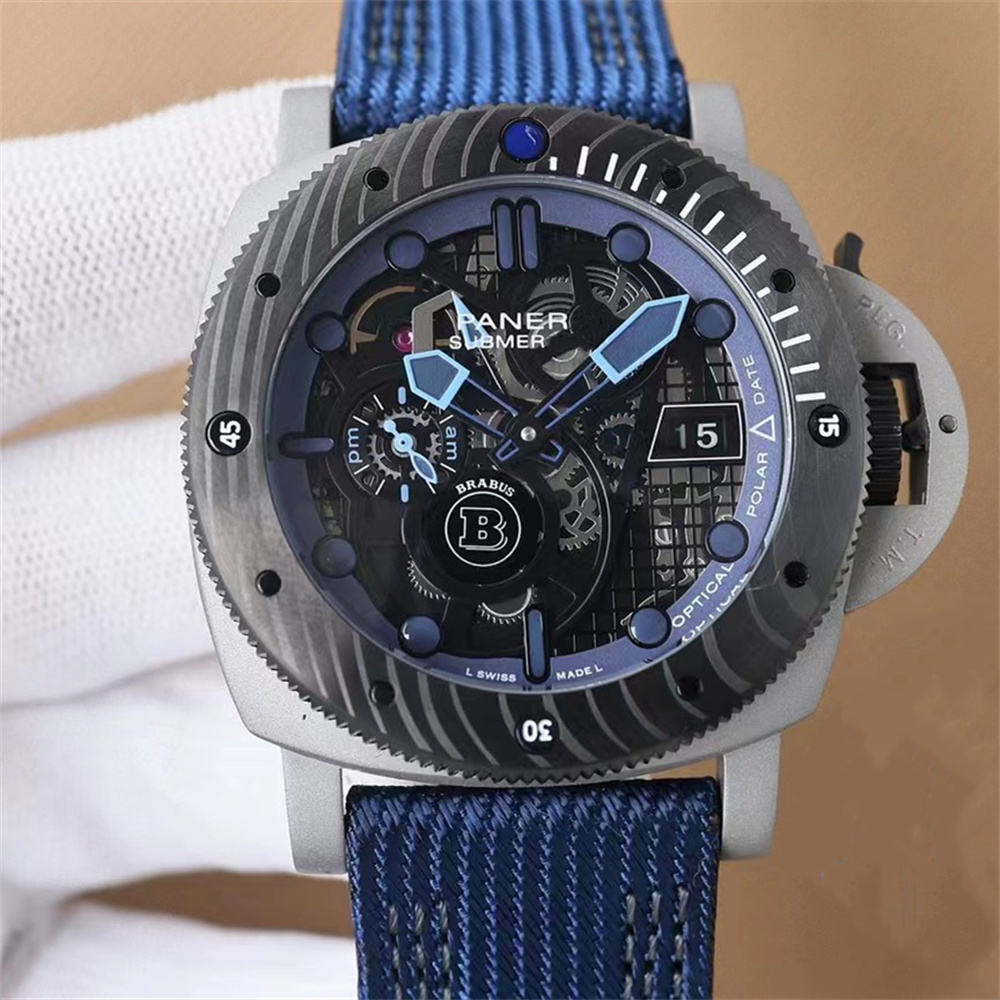 Jason007 PANRAI SUBME BRABU Series Automatic Mechanical Man Watches Luxury Luminous Sapphire Mirror Designer Movement Mens Watch Montre High Quality Free Ship