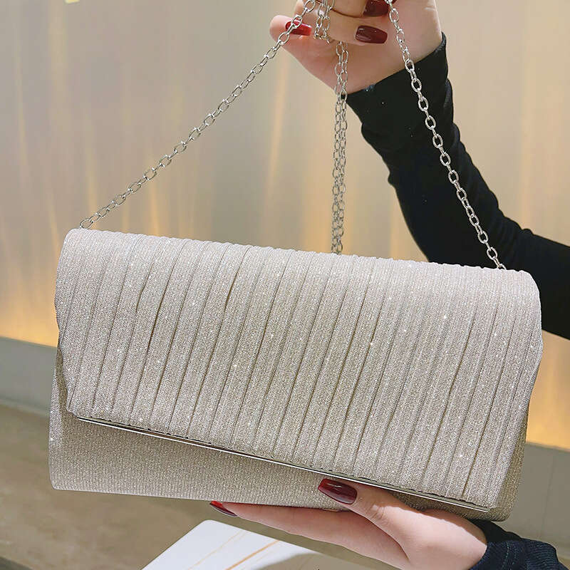 Leisure Large Handheld Envelope Single Shoulder Crossbody Chain Fashionable Office Work White Collar Women's Bag