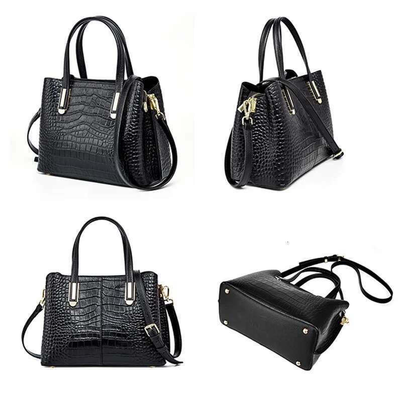 Designer Bag Zency 100% Genuine Leather Handbag Daily Casual Ladies Top-Handle Design Top Quality Women's Shoulder Bag