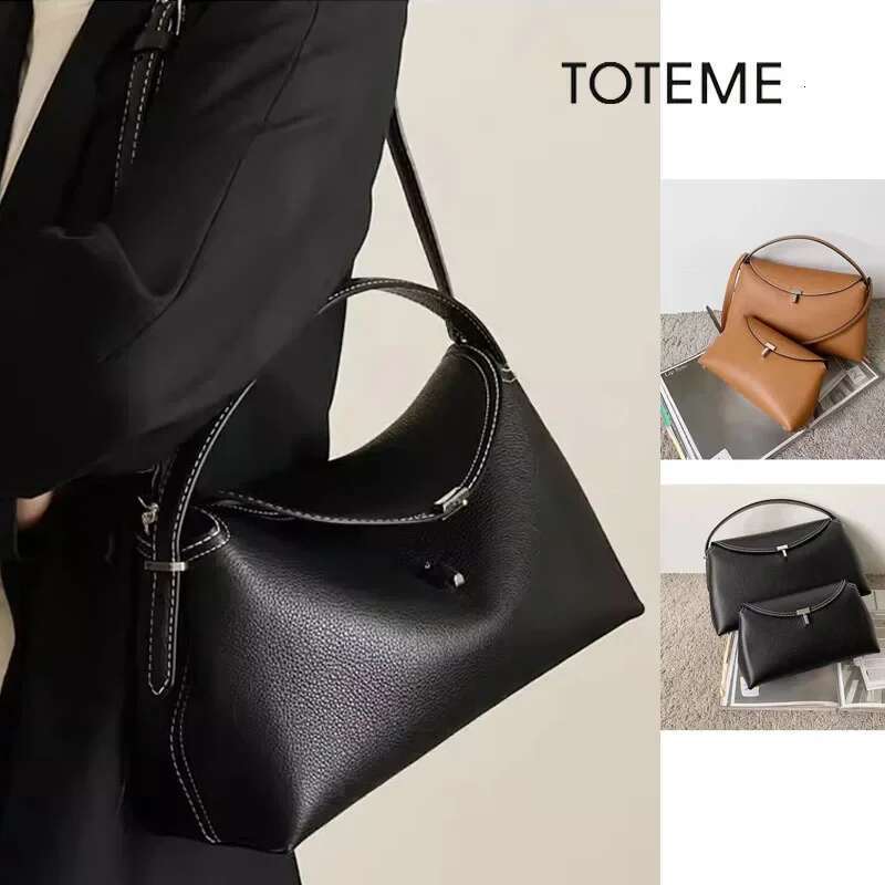 Designer Bag 2025 Nichetoteme Swedish Style Women's Crossbody High Quality Versatile Fashionable Light Commuter Bag Cow Leather Single Luxury Bag