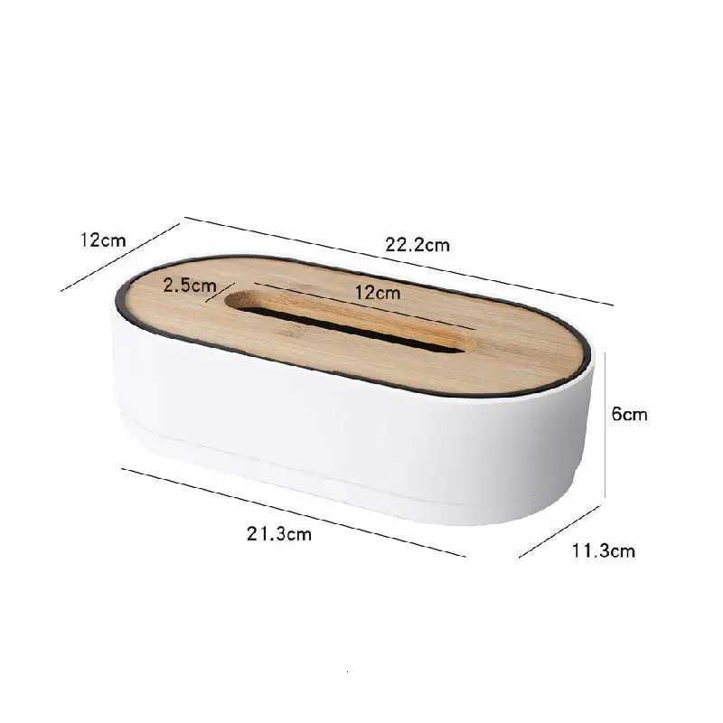 Tissue box holder bamboo cover toilet paper box napkin holder case tissue paper dispenser paper towel storage box tissue boxesM251124