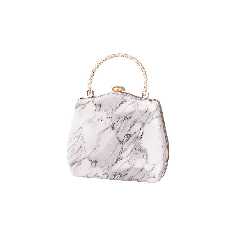 Dinner Bag Marble Pattern PU Dinner Creative Minimalist Banquet Personalized Women S Party Bag KQ