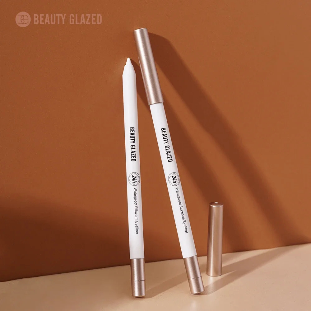 Beauty Glazed Durable Soft gel Waterproof Highlighter Pen White eyeliner Lying Silkworm Eye Makeup 250418