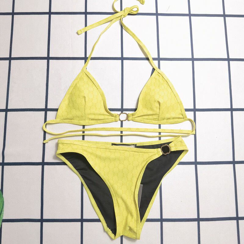 Wholesale Women's swimsuit fashion sexy bikini set bikini swimsuit letter classic swimsuit