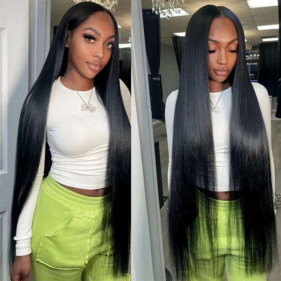 Bone Straight Human Frontal 30 32 Inch Virgin Weave Bundles With Closure Remy Hair Extensions