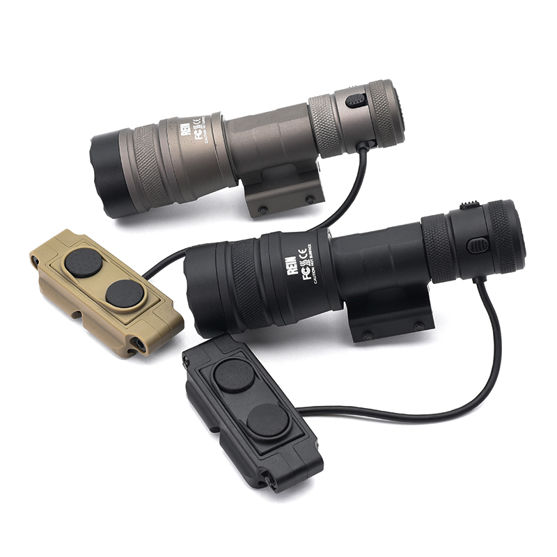 Hunting Spotlights 1300 Lumens REIN 1.0 Metal Hunting Scout Light with Dual Function Switch for 20MM Rail